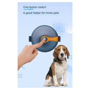 Compact GPS Pet Tracker with one-button switch, ideal for home pets like dogs and cats, offering easy control and anti-lost functionality.